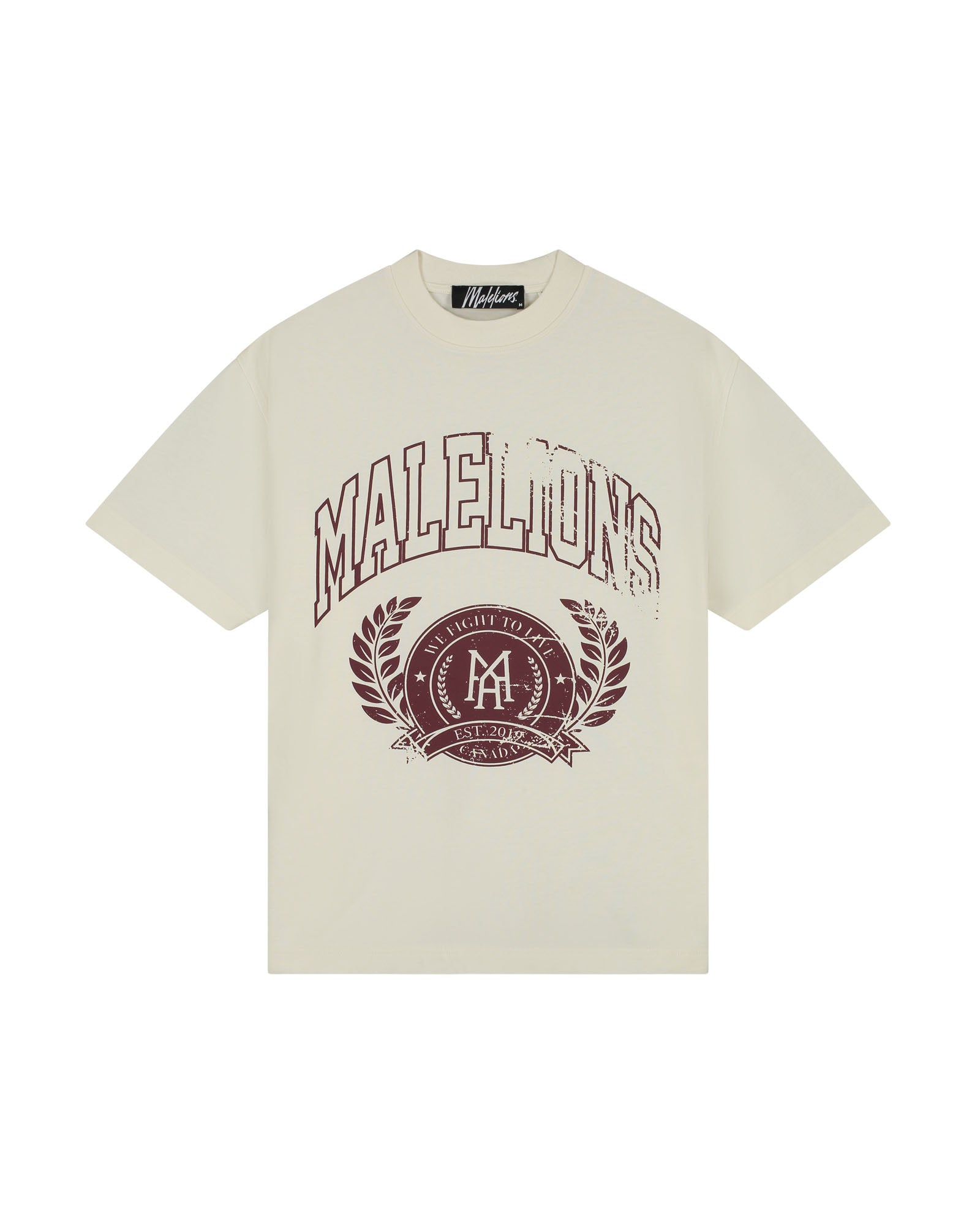 Malelions Men Community T-Shirt | Off-White