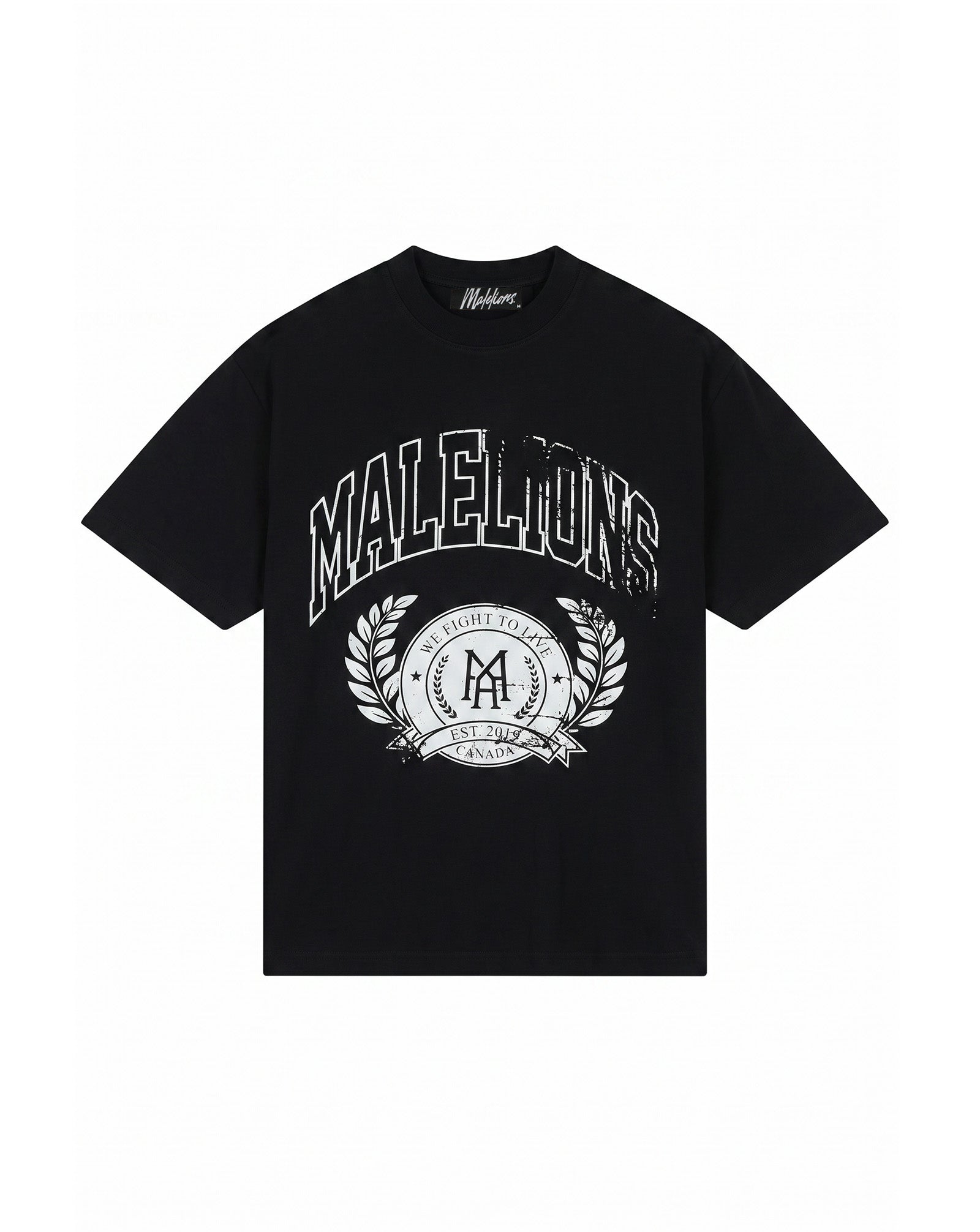 Malelions Men Community T-Shirt | Black