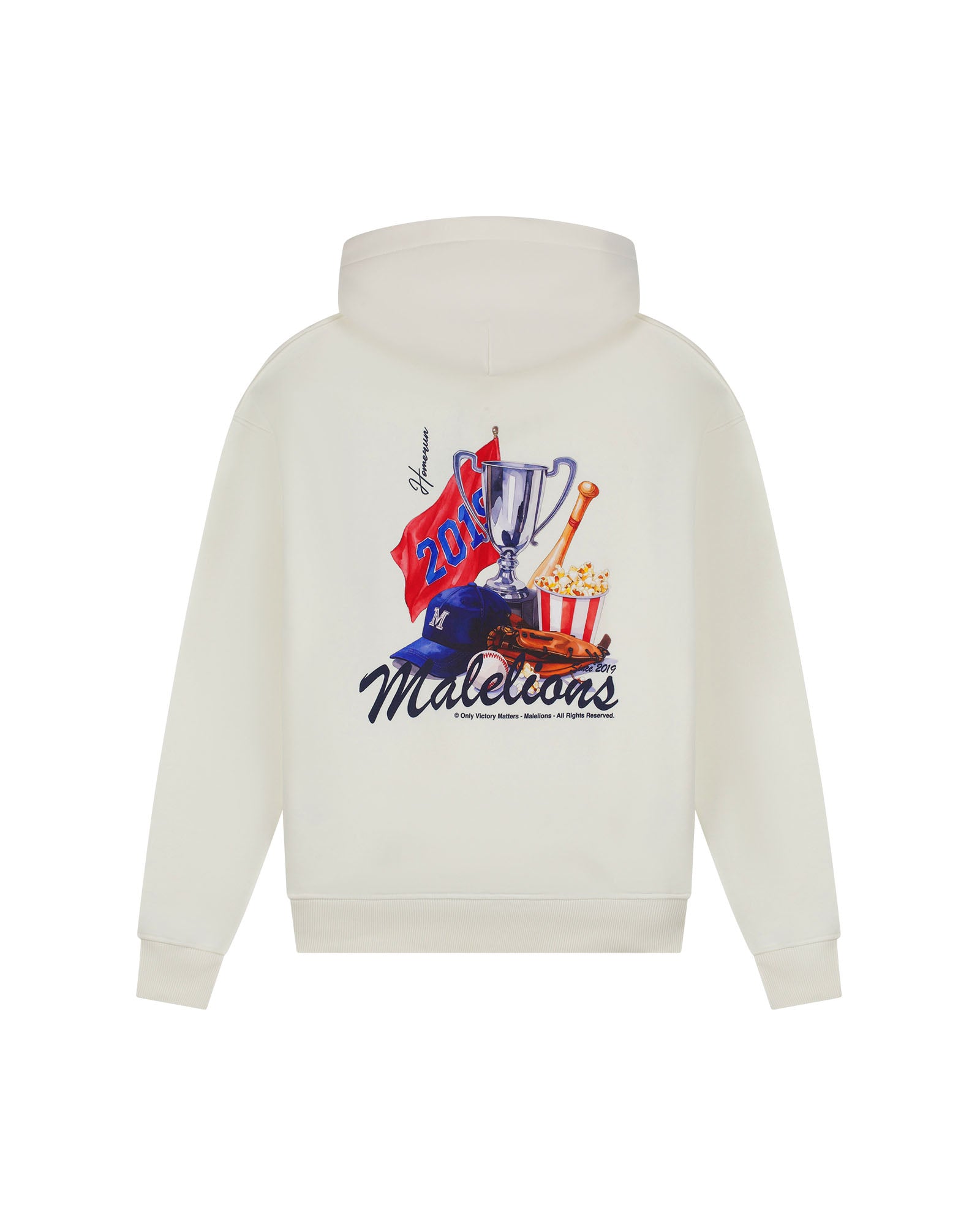 Malelions Men Homerun Hoodie | Off-White