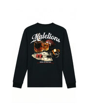 Malelions Men Sports Betting Longsleeve T-Shirt | Black