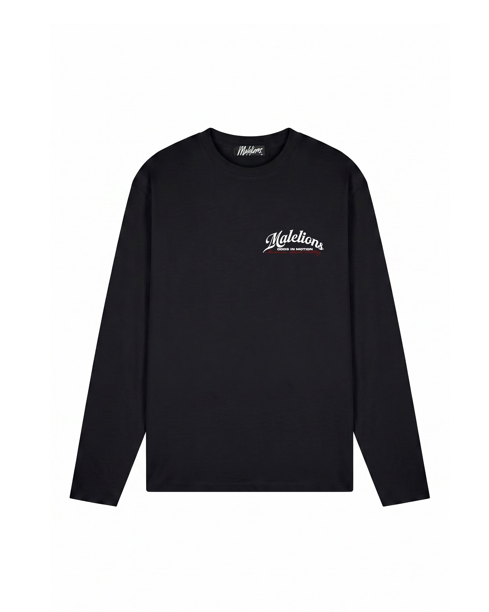 Malelions Men Sports Betting Longsleeve T-Shirt | Black