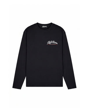 Malelions Men Sports Betting Longsleeve T-Shirt | Black