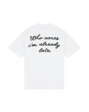 Malelions Men Already Late T-Shirt | White