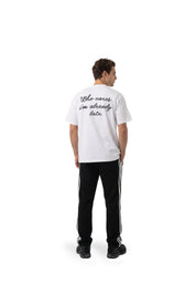 Malelions Men Already Late T-Shirt | White