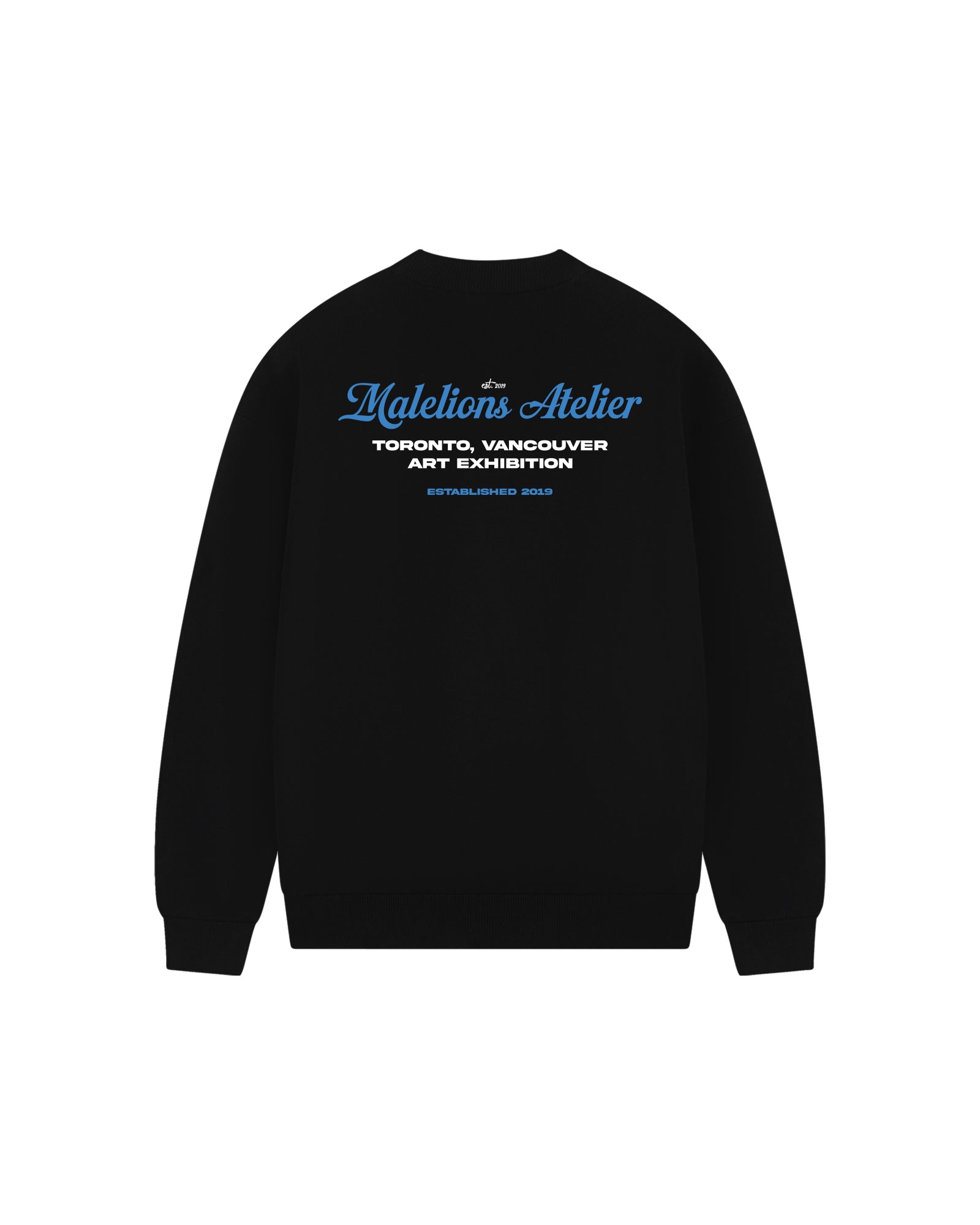 Malelions Men University Sweater | Black