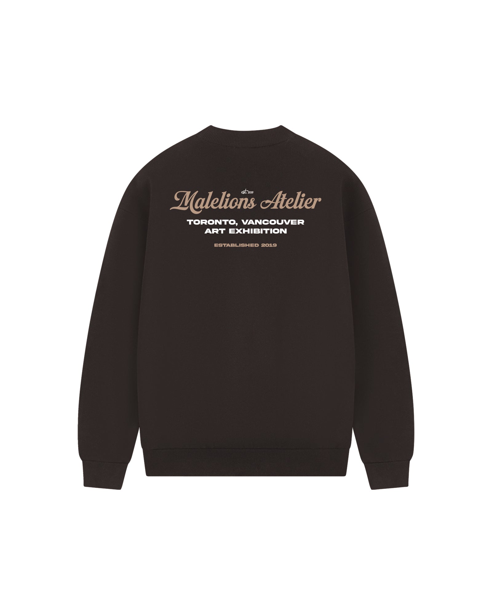 Malelions Men University Sweater | Brown