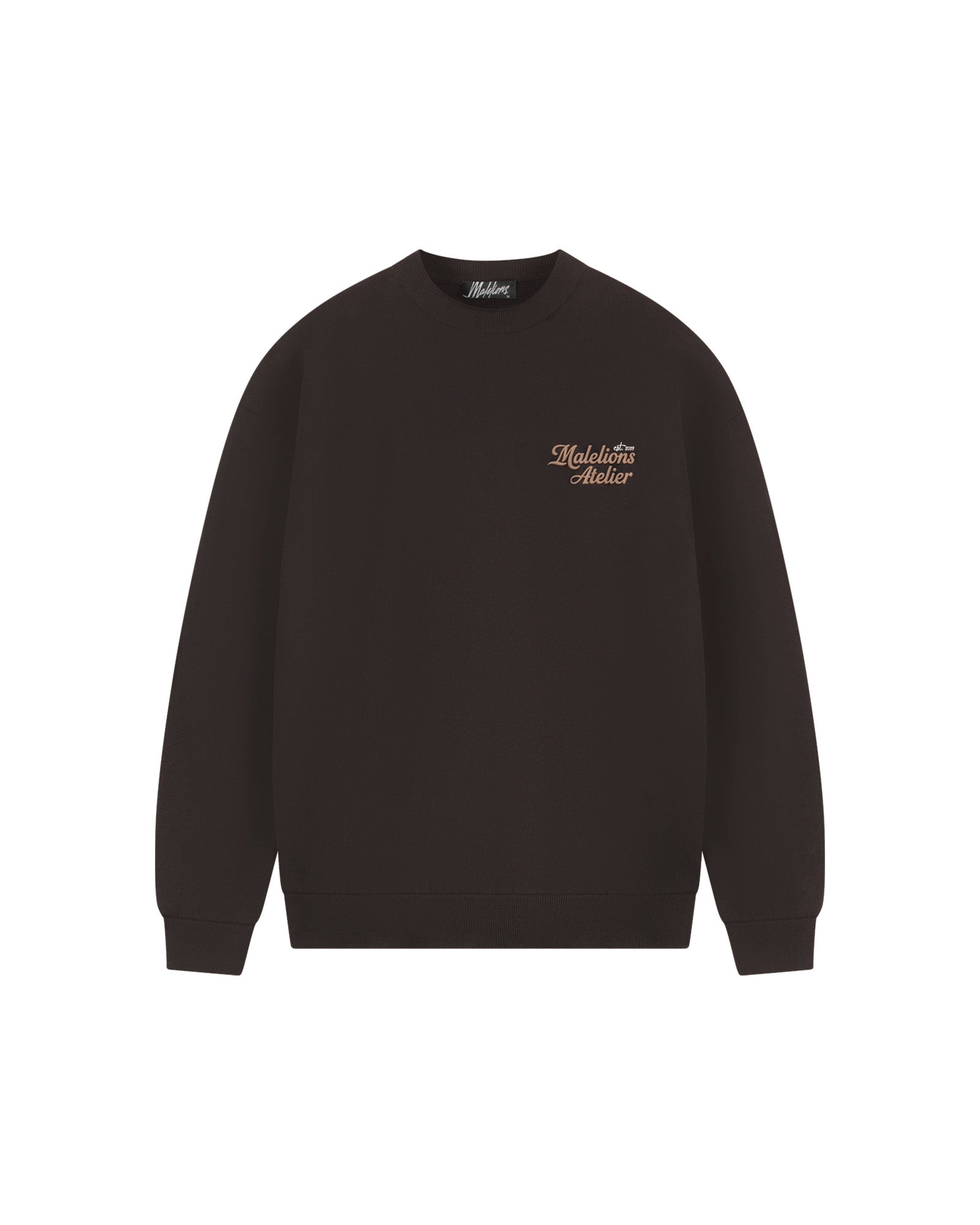 Malelions Men University Sweater | Brown