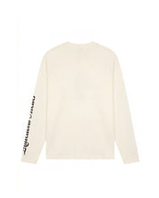 Malelions Men University Longsleeve T-Shirt | Off-White