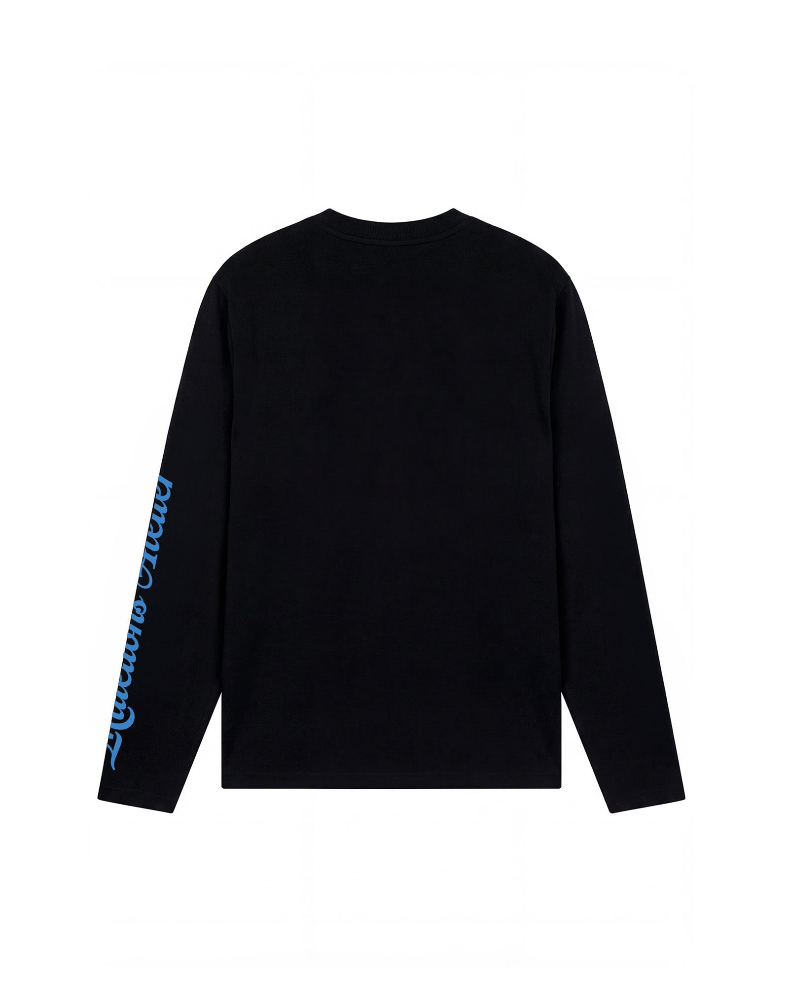 Malelions Men University Longsleeve T-Shirt | Black