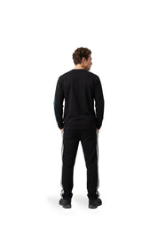 Malelions Men University Longsleeve T-Shirt | Black