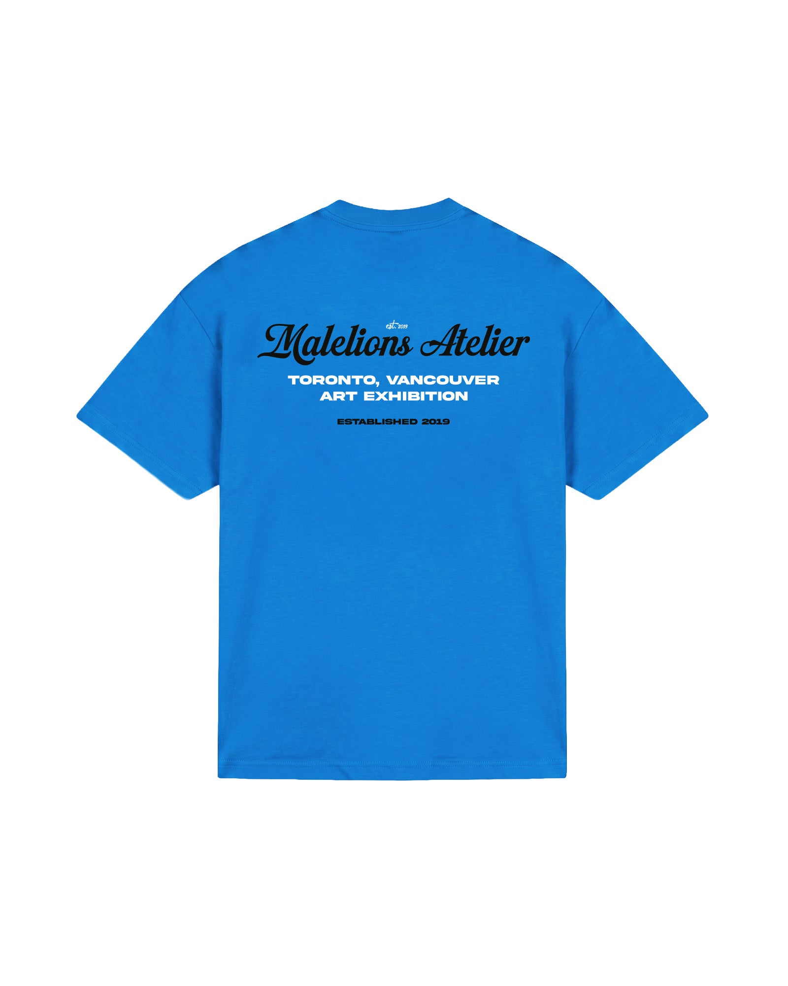 Malelions Men University T-Shirt | Electric Blue
