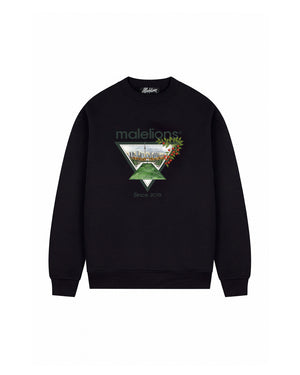 Malelions Men Athletic Garden Sweater | Black