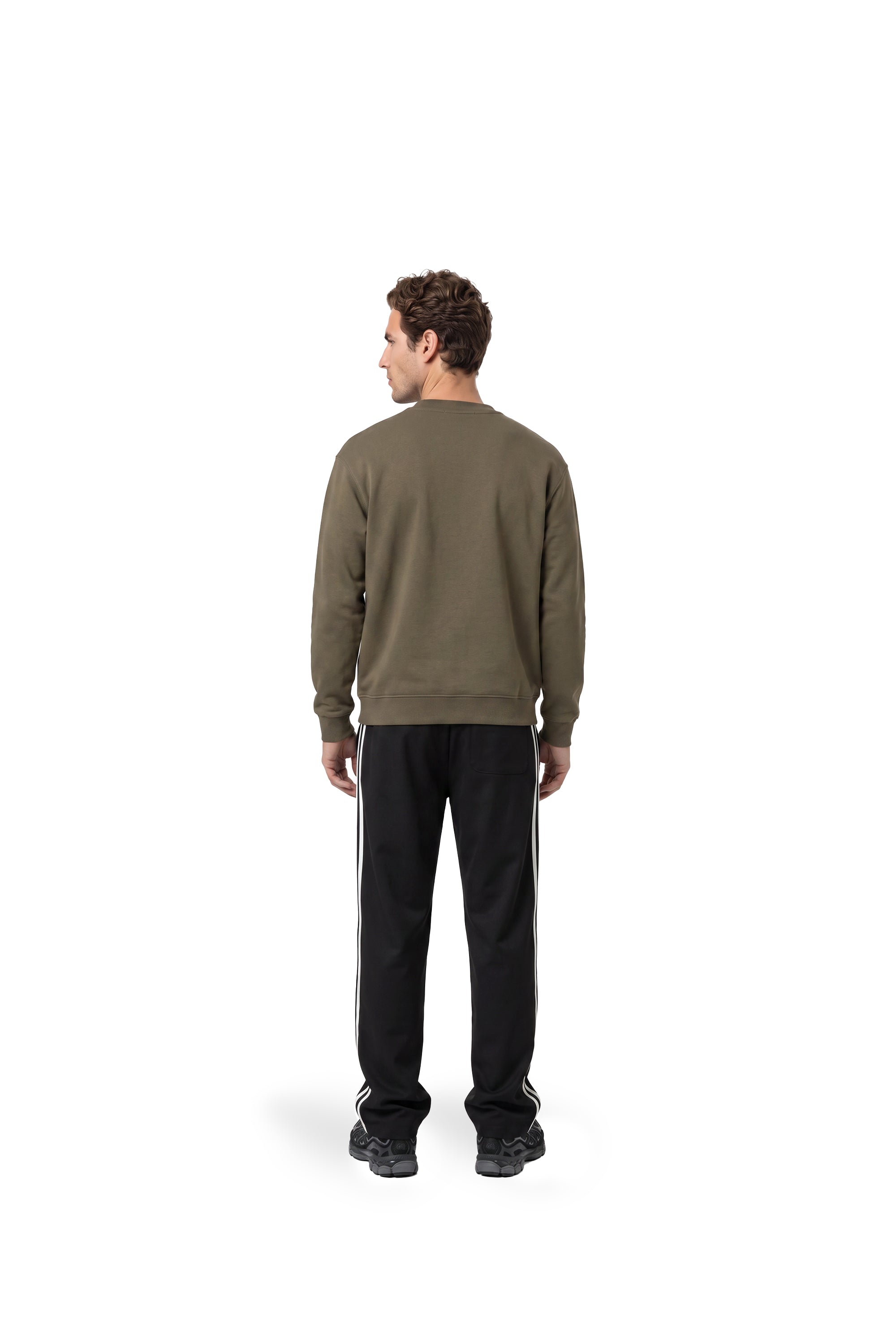 Malelions Men Athletic Garden Sweater | Stone Grey