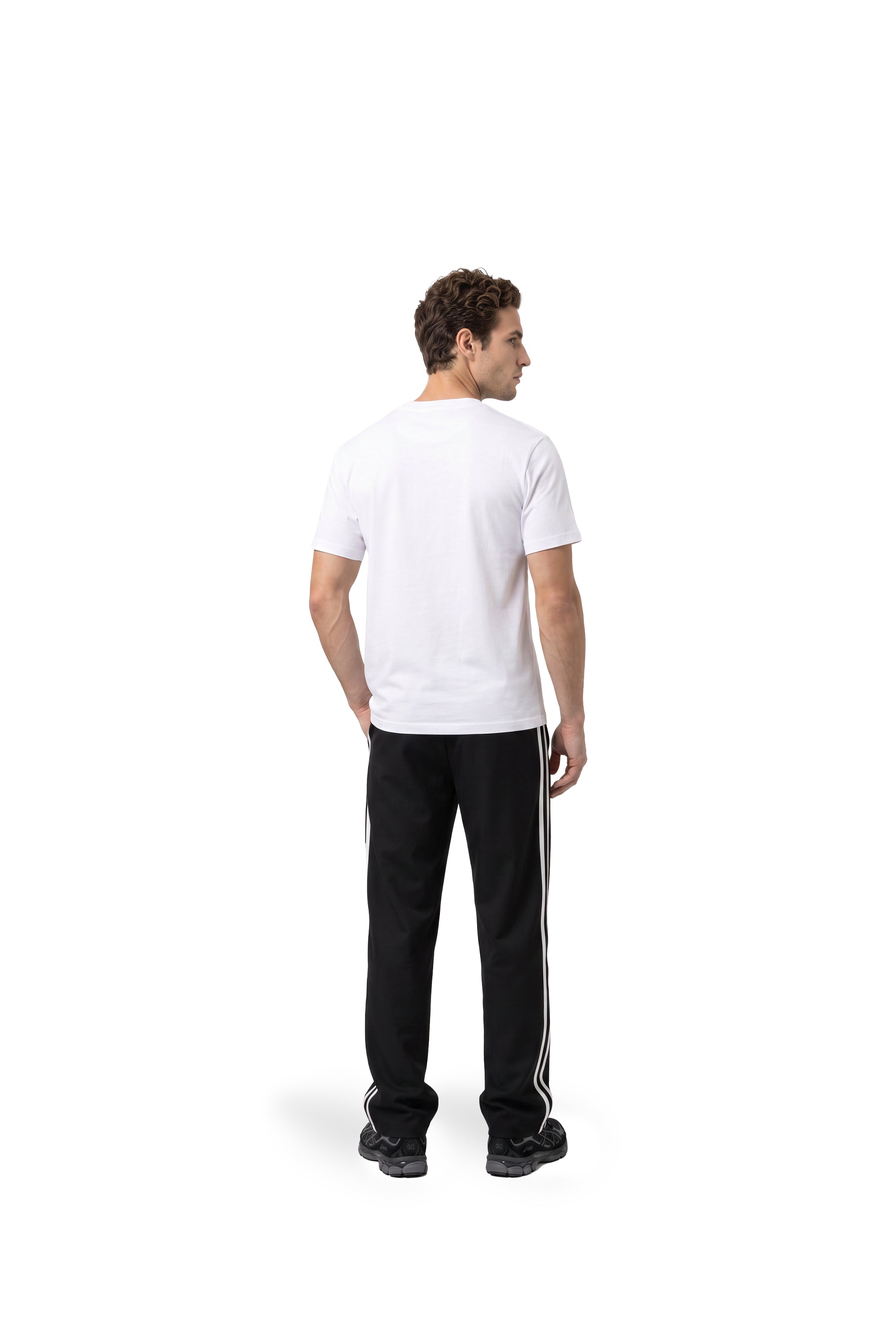 Malelions Men Athletic Garden T-Shirt | White