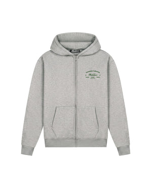 Malelions Men Marina Zip Hoodie | Grey Melange
