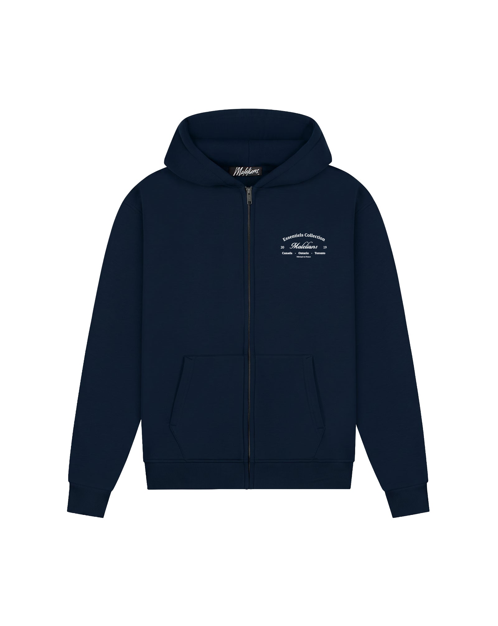 Malelions Men Marina Zip Hoodie | Navy