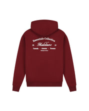 Malelions Men Marina Zip Hoodie | Burgundy