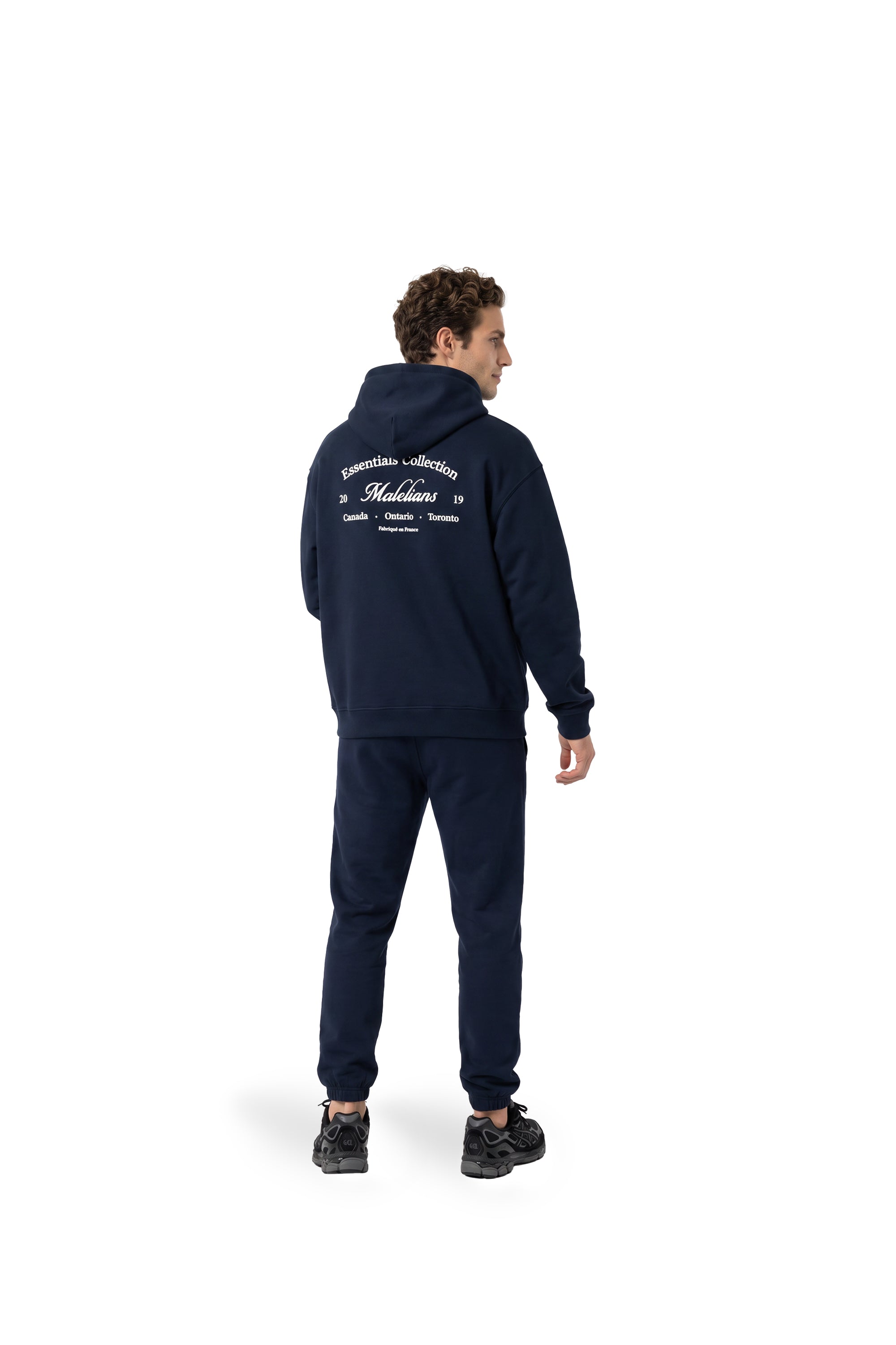 Malelions Men Marina Zip Hoodie | Navy