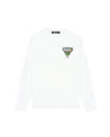  Malelions Men Athletic Garden Longsleeve T-Shirt | White