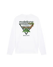 Malelions Men Athletic Garden Longsleeve T-Shirt | White