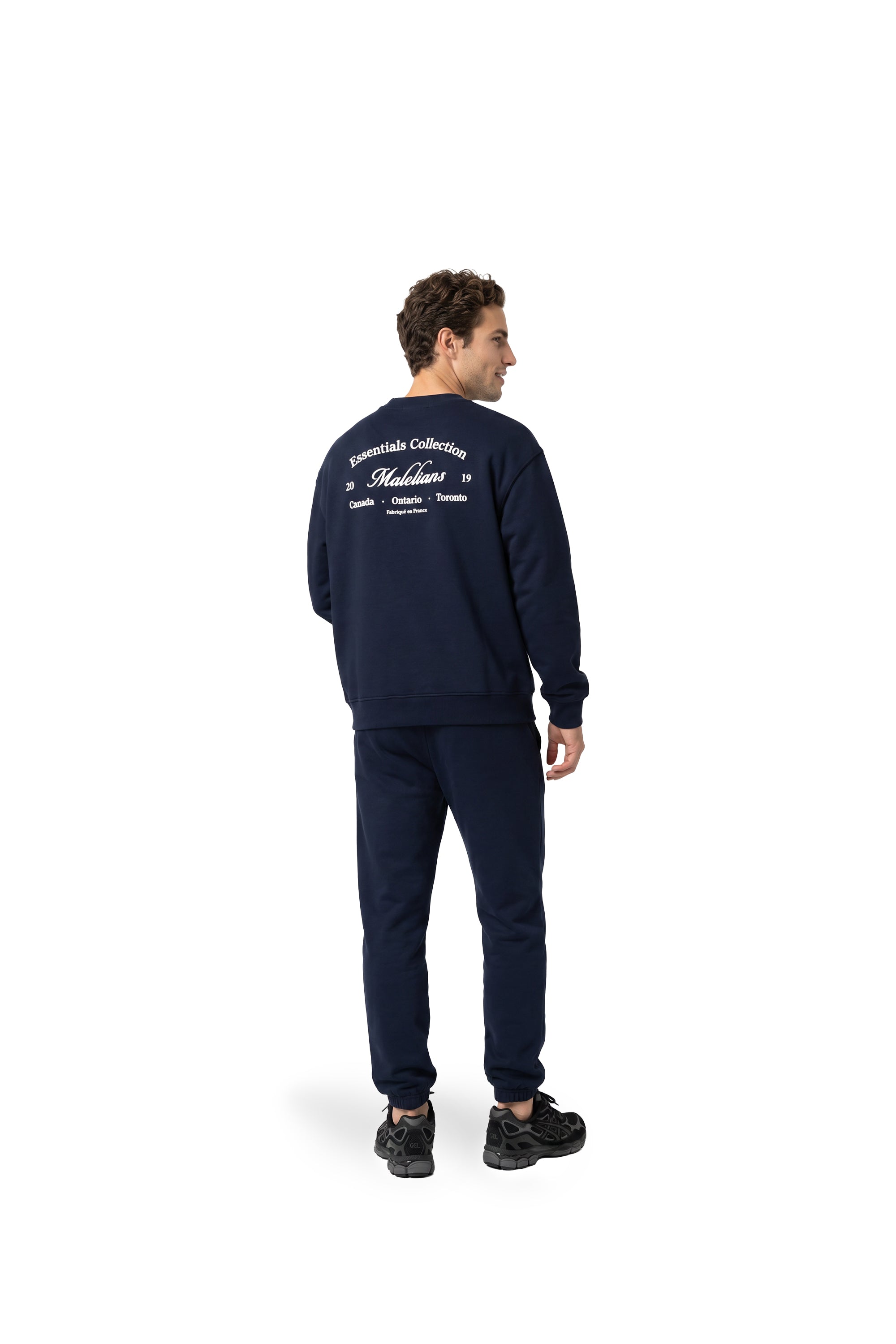 Malelions Men Marina Sweater | Navy