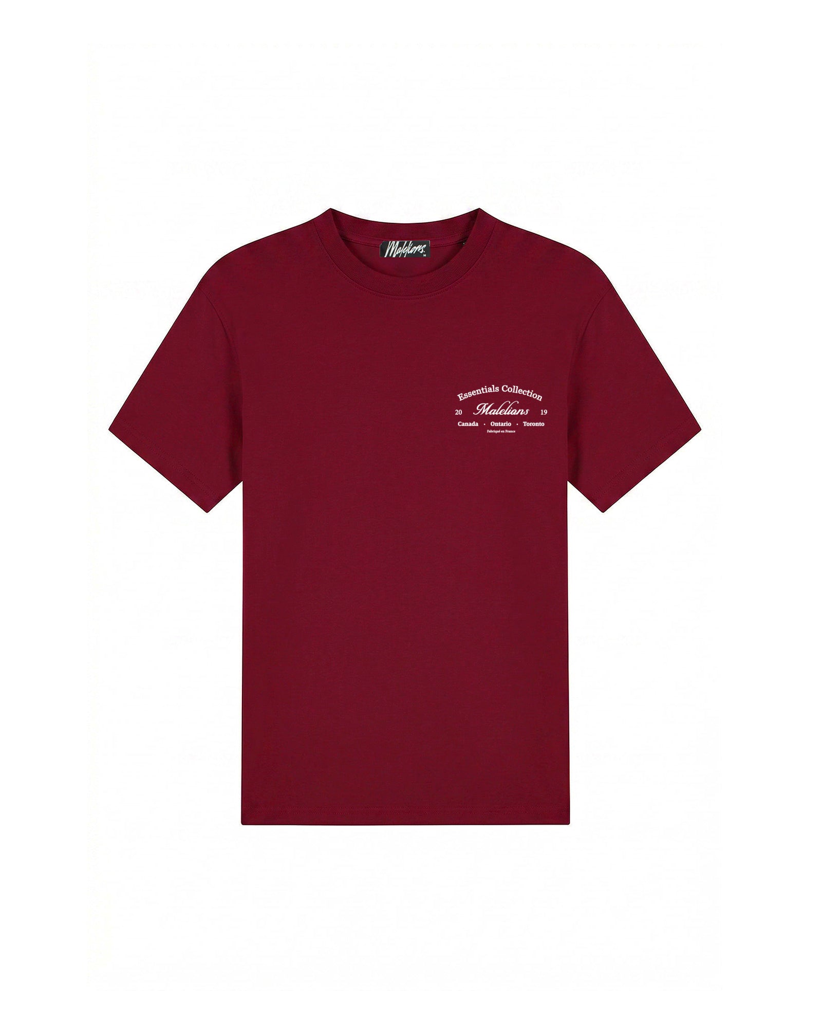 Malelions Men Marina T-Shirt | Burgundy