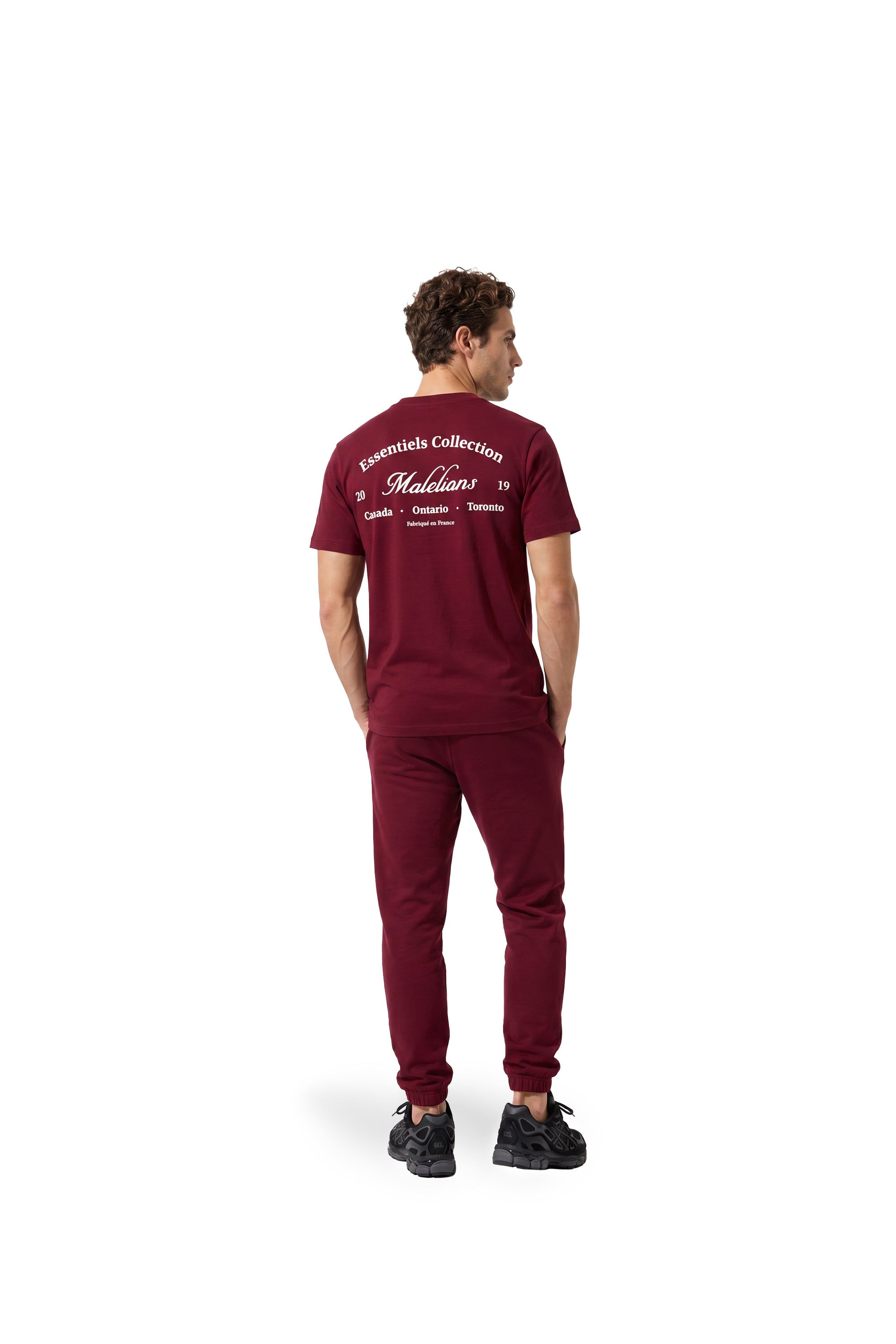 Malelions Men Marina Sweatpants | Burgundy