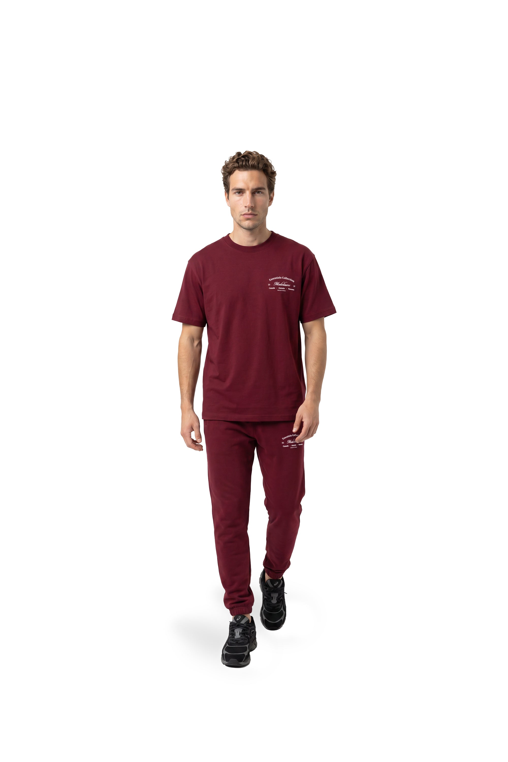 Malelions Men Marina Sweatpants | Burgundy