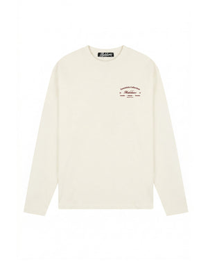 Malelions Men Marina Longsleeve T-Shirt | Off-White