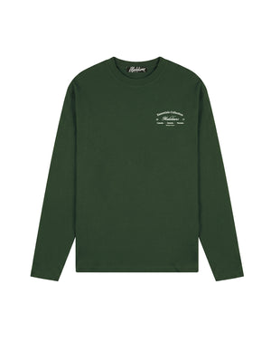Malelions Men Marina Longsleeve T-Shirt | Racing Green