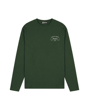 Malelions Men Marina Longsleeve T-Shirt | Racing Green