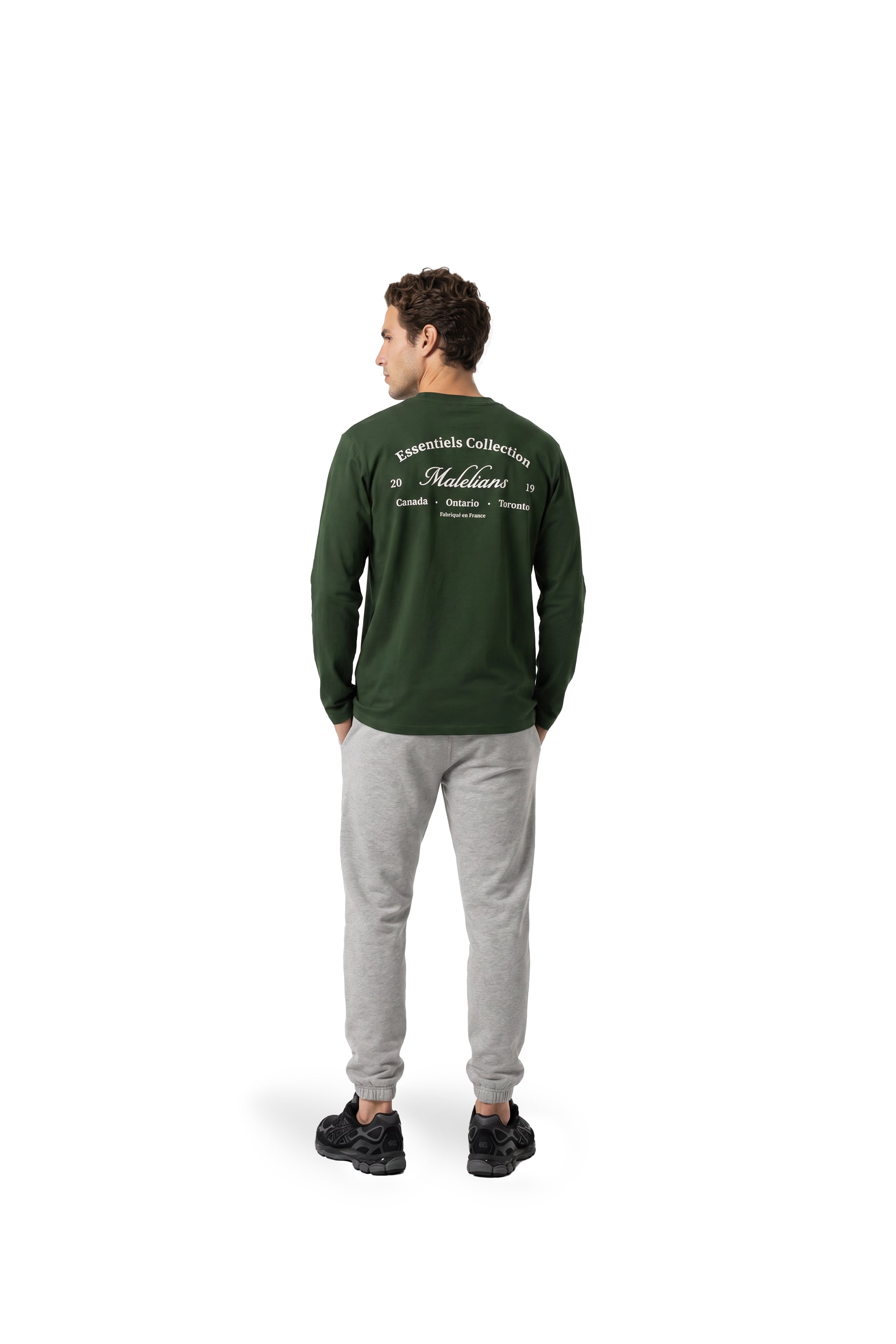 Malelions Men Marina Longsleeve T-Shirt | Racing Green