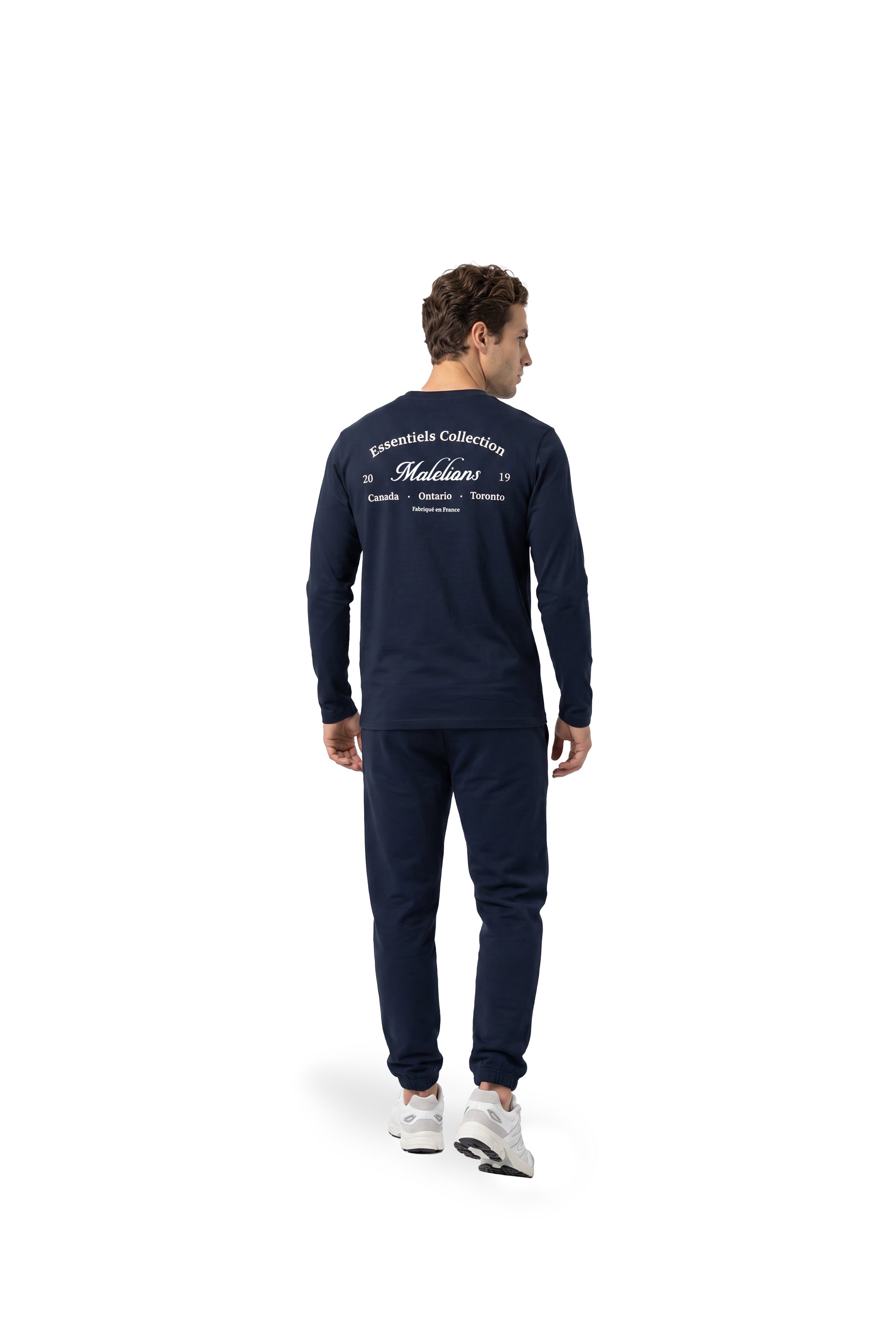 Malelions Men Marina Longsleeve T-Shirt | Navy