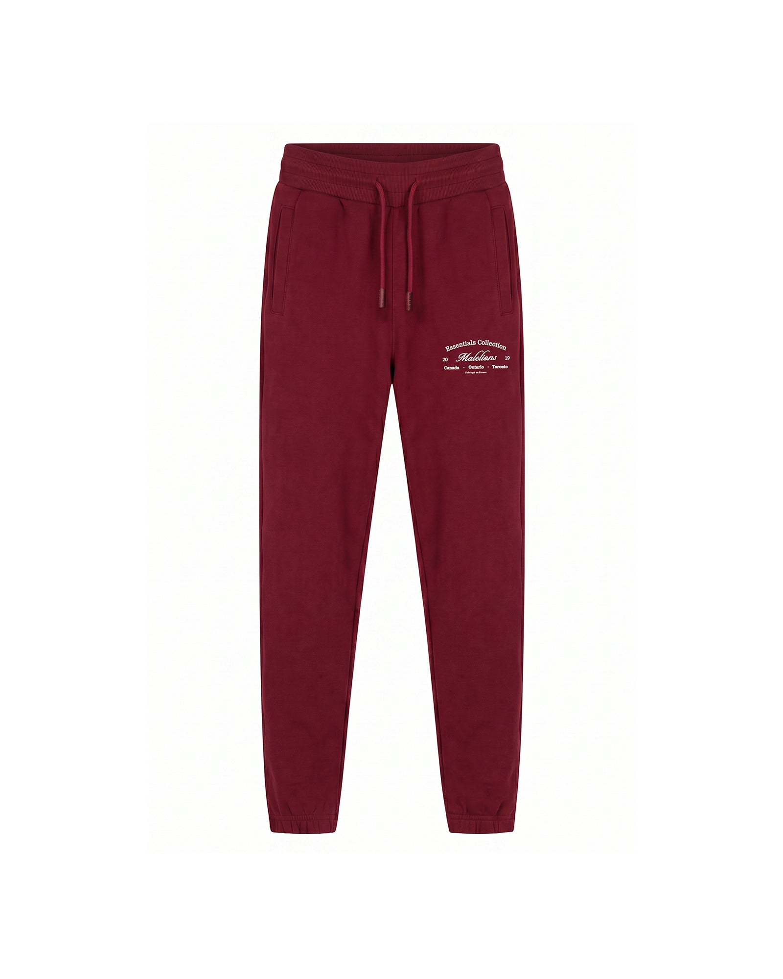Malelions Men Marina Sweatpants | Burgundy