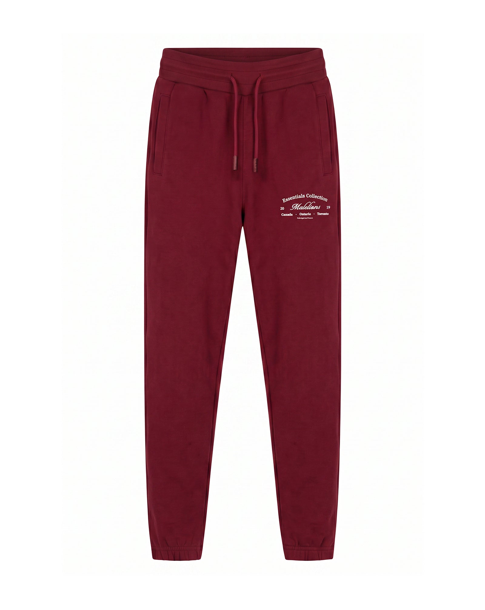 Malelions Men Marina Sweatpants | Burgundy
