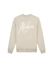 Malelions Men Striped Signature Sweater | Almond