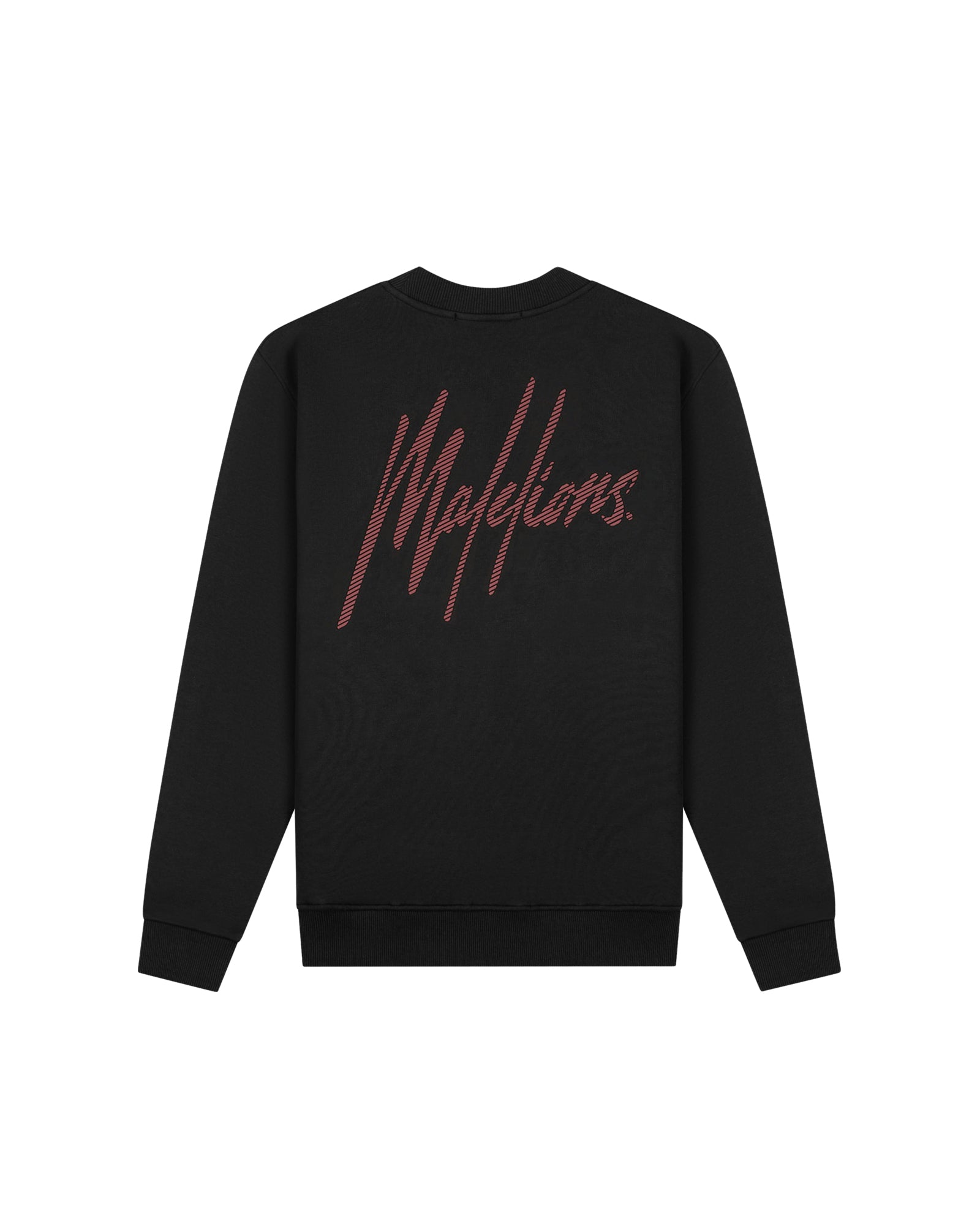 Malelions Men Striped Signature Sweater | Black