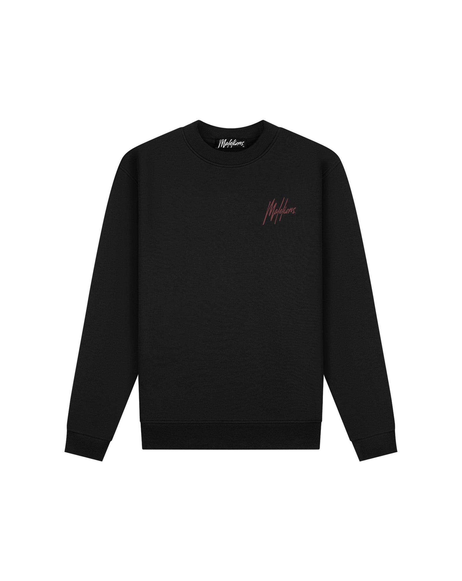 Malelions Men Striped Signature Sweater | Black