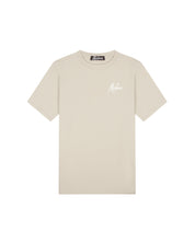 Malelions Men Striped Signature T-Shirt | Almond