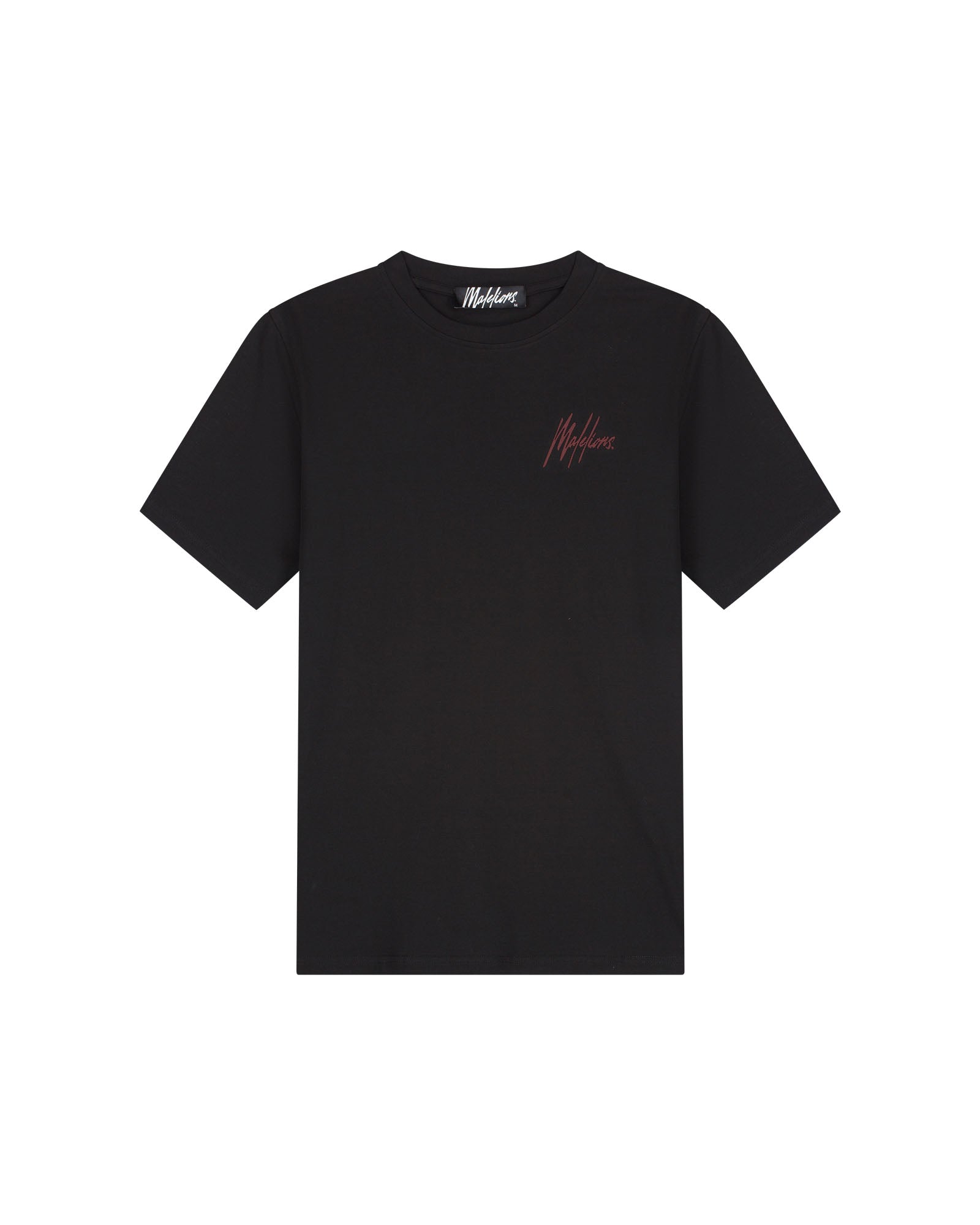 Malelions Men Striped Signature T-Shirt | Black