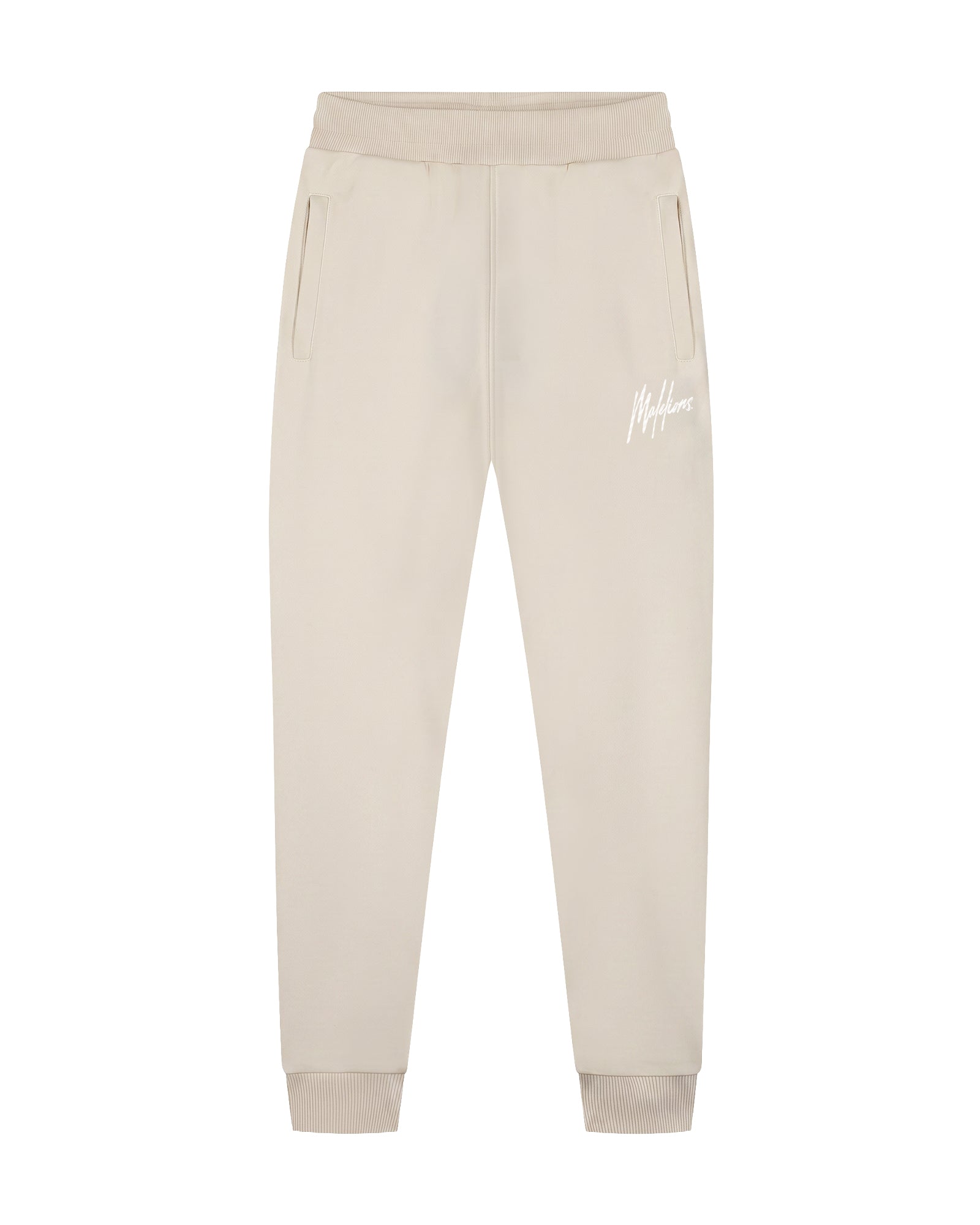 Malelions Men Striped Signature Sweatpants | Almond
