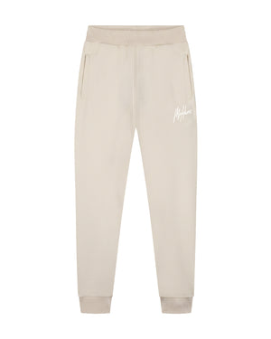 Malelions Men Striped Signature Sweatpants | Almond