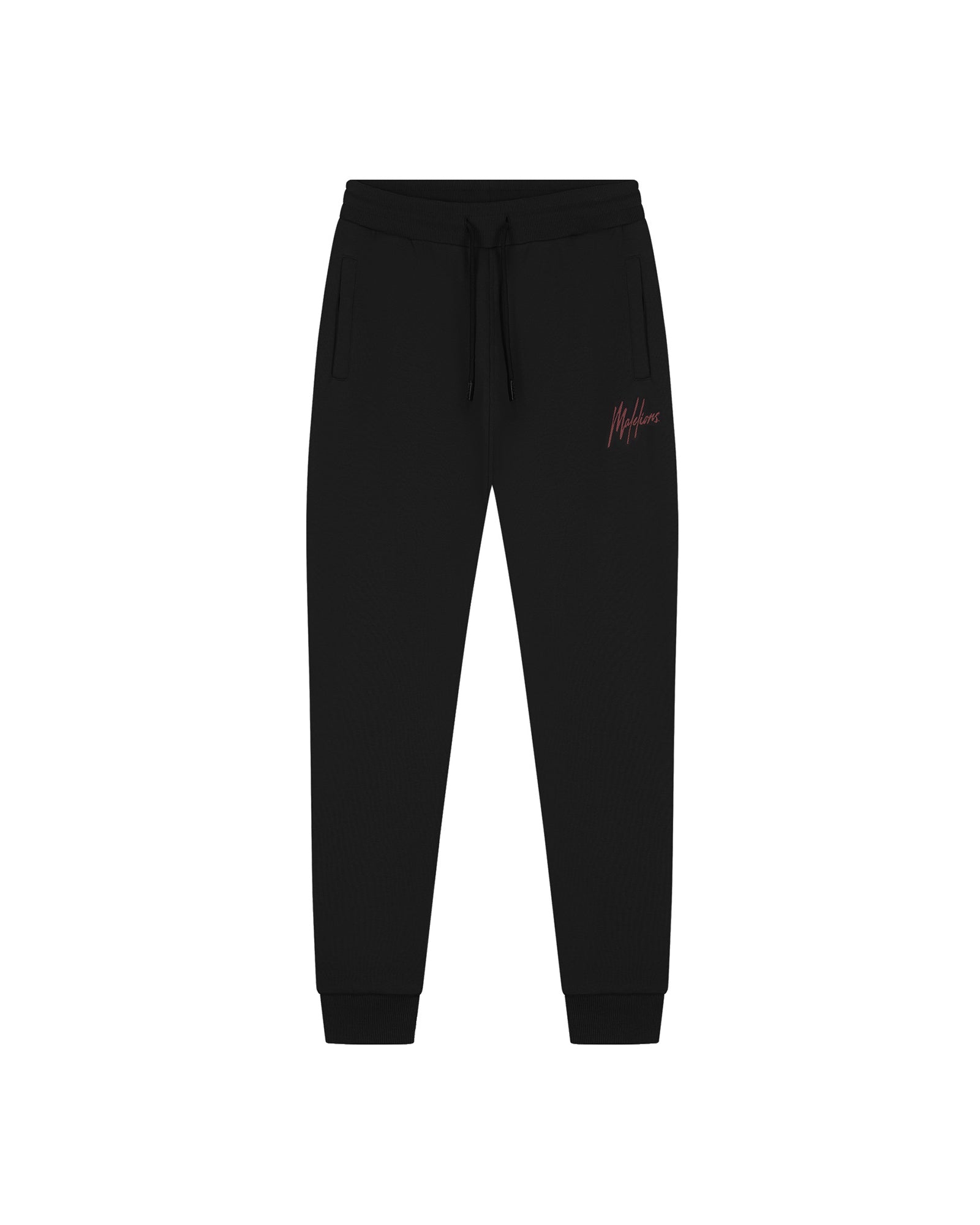 Malelions Men Striped Signature Sweatpants | Black