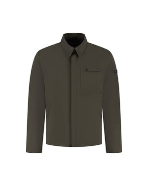 Malelions Men Softshell Coach Jacket | Vintage Green