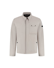 Malelions Men Softshell Coach Jacket | Light Taupe