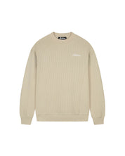 Malelions Men Waffle Sweater | Light Taupe