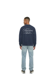 Malelions Men Waffle Sweater | Navy