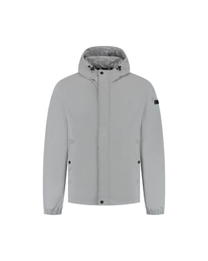 Malelions Men Nylon Windbreaker | Pearl Grey