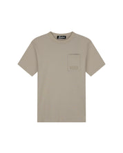 Malelions Men Pocket T-Shirt | Light Taupe