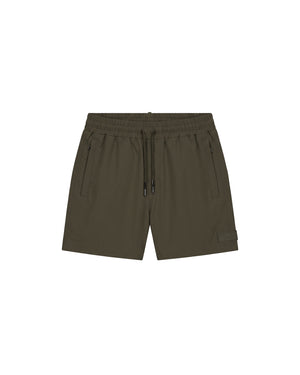 Malelions Nylon Swim Shorts | Vintage Green